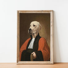 Load image into Gallery viewer, The Judge - Custom Pet Canvas
